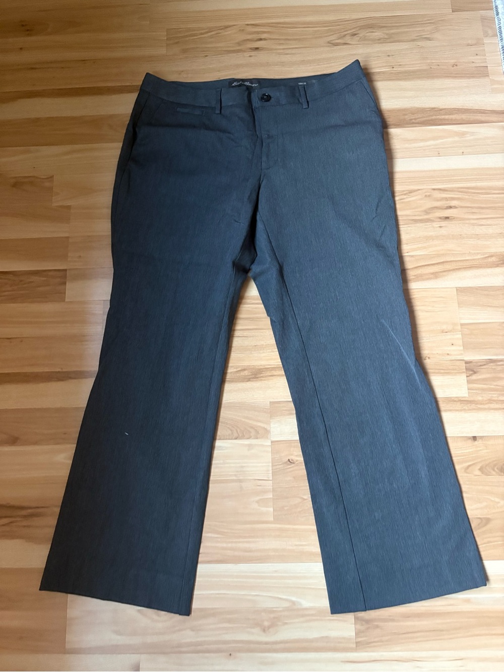 Eddie Bauer Black Curvy Fit Dress Pants